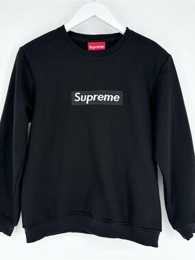 Supreme Box Logo Crewneck sweatshirt in black